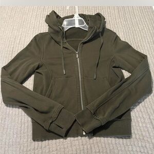 Lululemon Athletica Olive Green Jacket